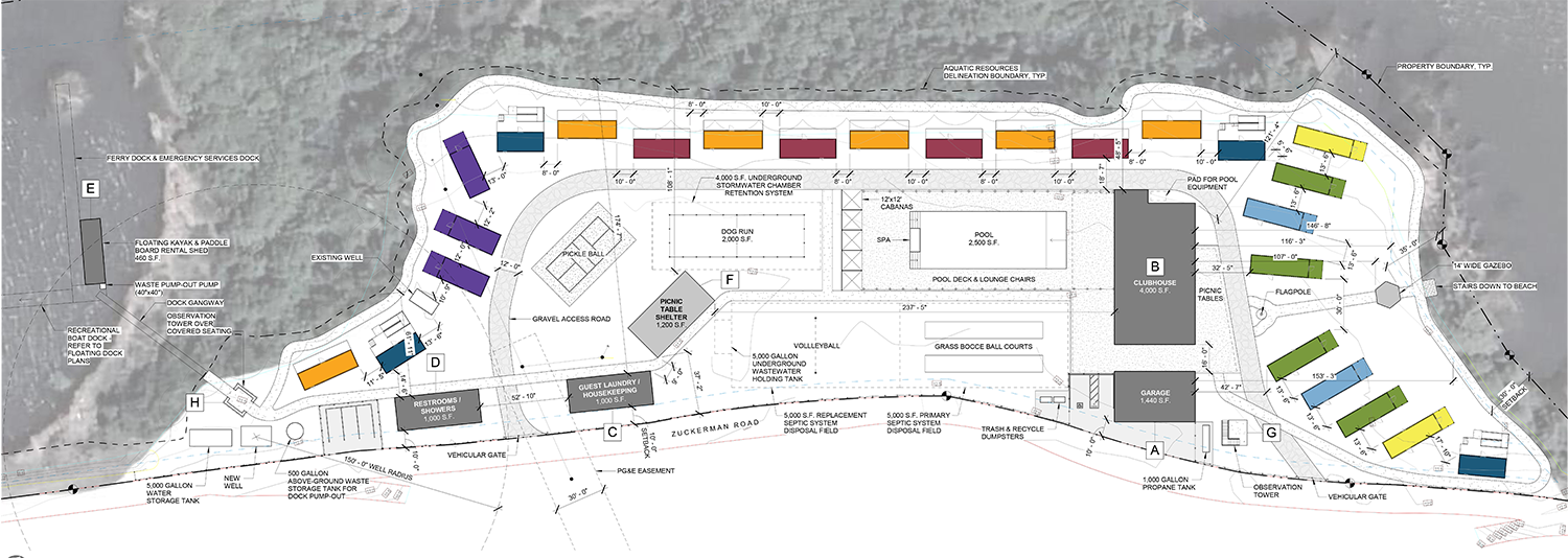 Full Camp Gold Star Site Map